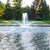 Airmax EcoSeries 1/2HP Fountain - Shown With Crown and Trumpet Nozzle View Product Image