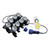 RGBW 8 LED Light Set With Color-Changing Wireless Remote View Product Image