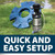 Airmax EcoSeries 1/2 HP Floating Fountain View Product Image