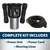 Airmax Ice Eater complete kit shown with power unit, bundled mooring lines, and power cord for installation in docks, marinas, and waterways. View Product Image