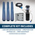 Complete LakeSeries fountain kit with floats, motor, control panel, and power cord listed with included components and specifications View Product Image