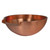 26" Round Copper Bowl With 12" Spillway View Product Image