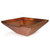 26" Square Copper Bowl With 12" Spillway View Product Image