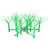 Pond King Honey Hole Grass Bed Assembled View Product Image