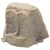 DekoRRa Model 102 faux rock in Sandstone, a beige-hued landscape cover ideal for concealing well pumps, septic risers, and outdoor utilities. View Product Image