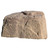 DekoRRa Model 117 faux rock cover in Sandstone color, exhibiting warm beige and tan shades with natural rock-like crevices and texture. View Product Image