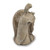 Side profile of the Silly Snail Spitter showing extended neck, curved body, and shell detail with lifelike stone finish ideal for outdoor décor. View Product Image