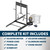 Airmax Ice Eater kit with Stand Mount, motor, shroud, propeller, power cord, screen kit, and aluminum anode for complete installation. View Product Image