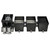 Oase ProfiClear Premium XL modular pump-fed filtration system with drum filter, bio media chambers, and UV clarifiers for large koi and swim ponds. View Product Image