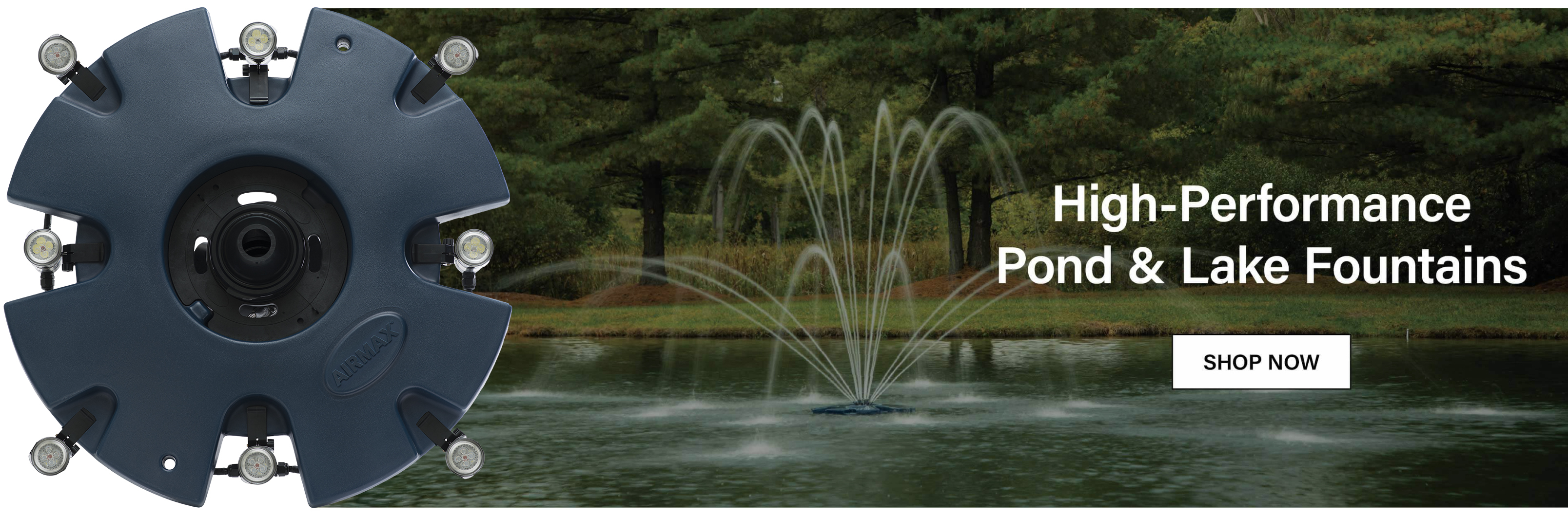 High-Performance Pond & Lake Fountains