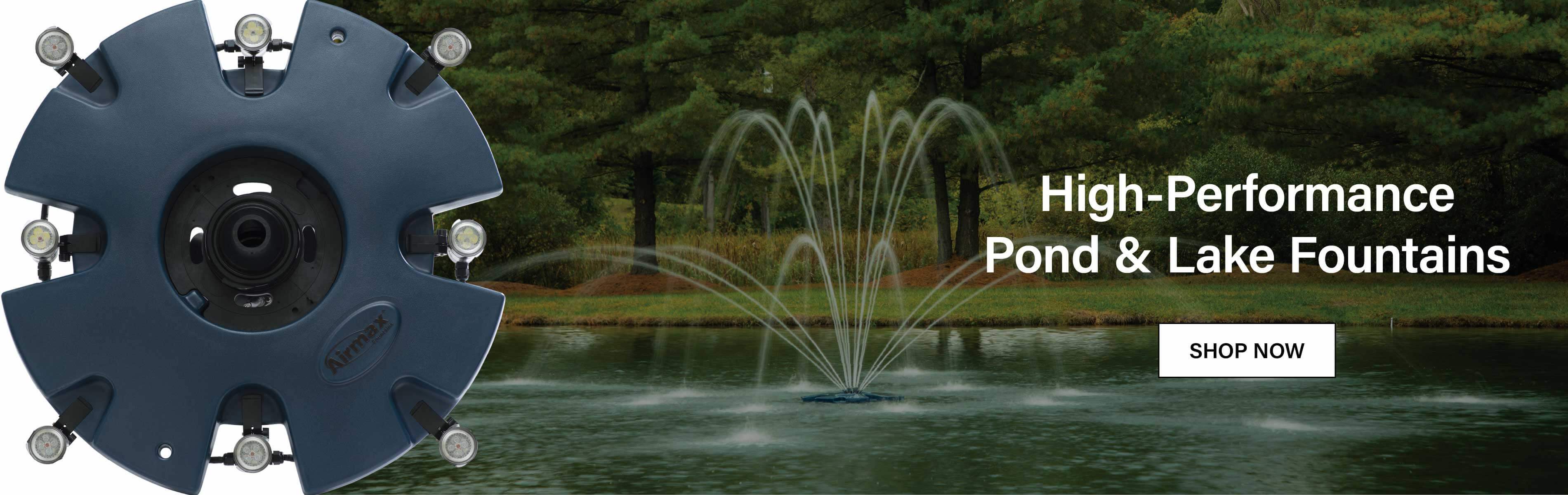 High-Performance Pond & Lake Fountains