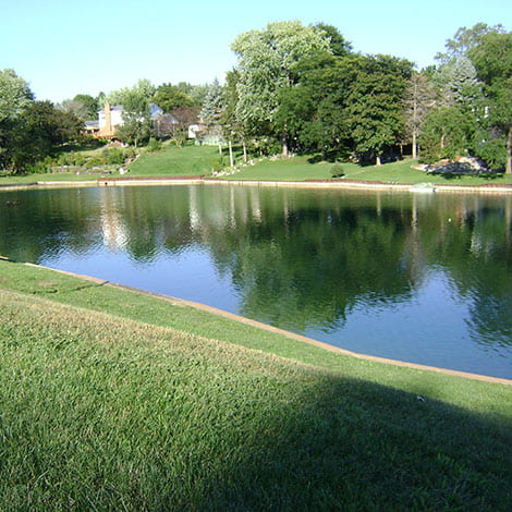 Are there any concerns using our pond if I fertilize the lawn?
