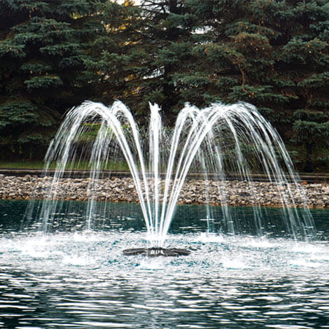 What fountain maintenance do you recommend for winter shut-down?
