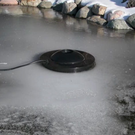 Running a pond heater is expensive. Do I have any other options?