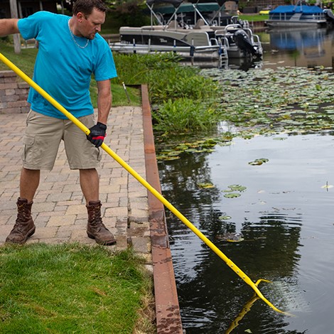 How to Prevent Pond Weeds From Growing 