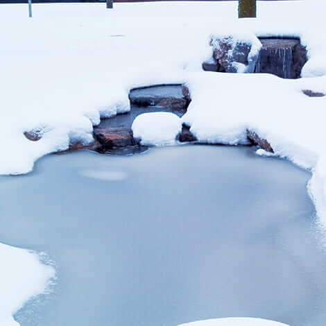 Winter pump use for swim ponds