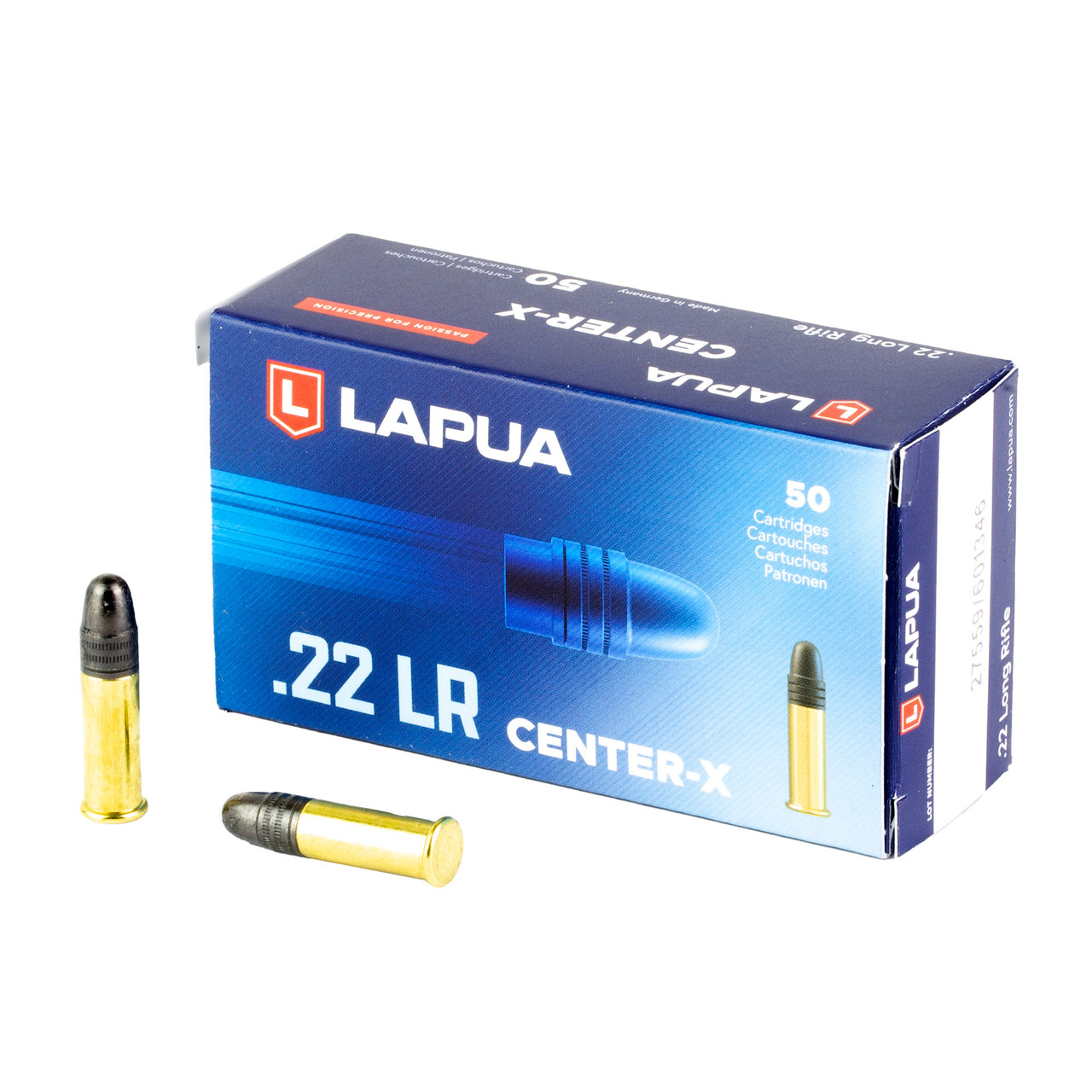 lapua's★shop 22 LR ammo | Rimfire cartridges | Lapua Center-X - Lapua