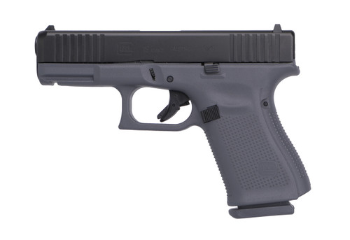 Glock G19 G5 Semi Automatic Pistol (9mm, 4.02" Barrel, Black Frame, Front Serrations)