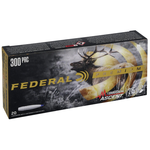 Federal Terminal Ascent Rifle Ammuntion .300 PRC 215 gr 2850 fps 20/ct