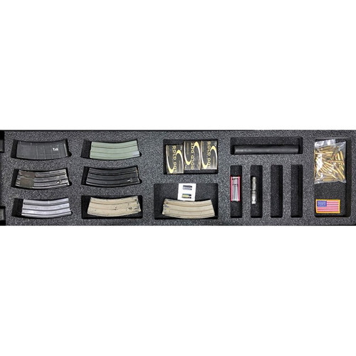AR-15 PELICAN STORM 3300 BOTTOM LAYER FOAM V1 AR-15 PELICAN STORM 3300 BOTTOM LAYER FOAM V1