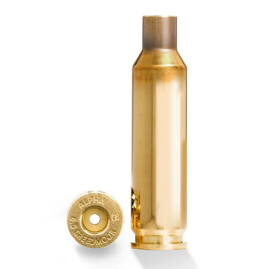 Alpha Munitions 6.5 Creedmoor Brass 100/Box