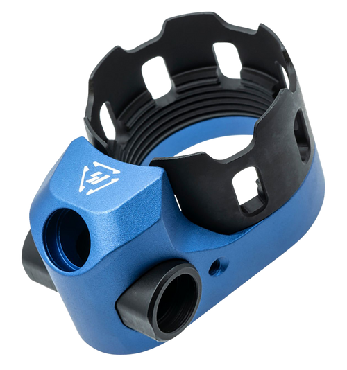 Strike Industries Tribus Extended Receiver End Plate AR-15 Blue