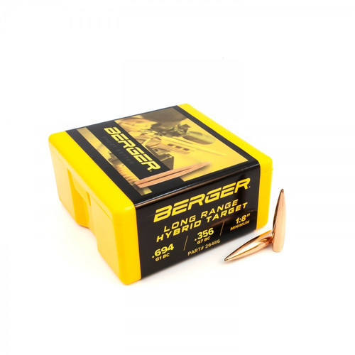 Berger 6.5 mm 153.5 Long Range Hybrid Target Rifle Bullet 100/Box