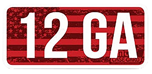 MTM Ammo Caliber Labels 12 Gauge Red 8-Pack