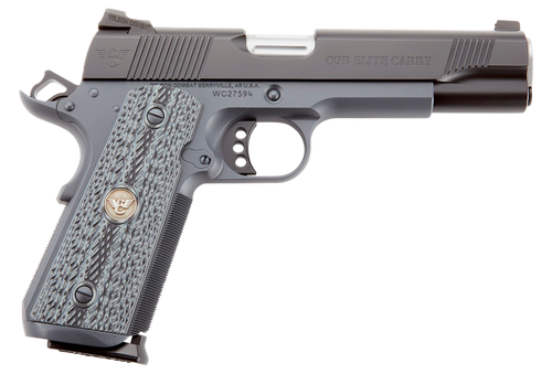 Wilson Combat CQB Elite 1911 Carry 9mm Luger Pistol 5" Barrel 10+1 Round Black Slide Black/Gray Grip Gray Frame