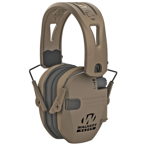 Walker's Razor Tacti-Grip Electronic Ear Muffs Flat Dark Earth Walker's Razor Tacti-Grip Electronic Ear Muffs Flat Dark Earth