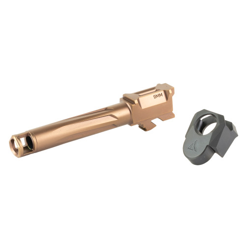 Radian Weapons Ramjet Barrel with Afterburner Compensator Glock 19 Gen 5 Bronze