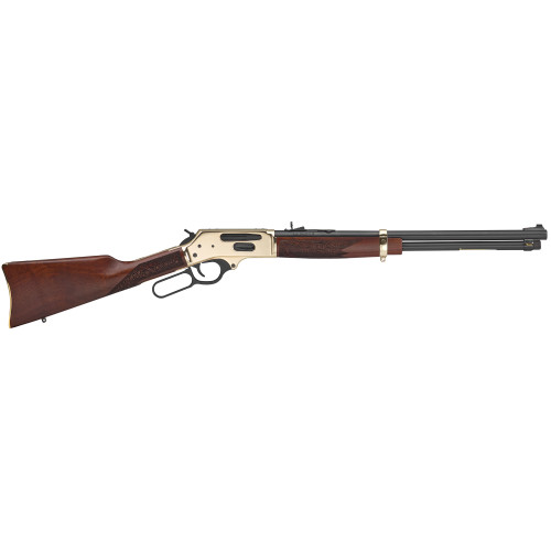 Henry Side Gate Lever Action Rifle 30-30 Winchester 20" Barrel Brass Frame