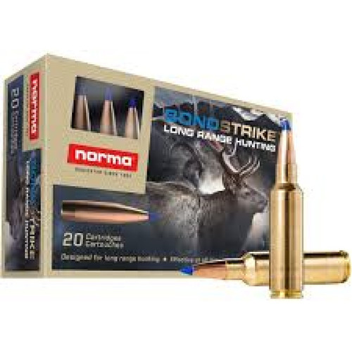 Norma BondStrike Ammunition 300 Winchester Short Magnum 180 Grain Polymer Tip Boat Tail 20rd Bx