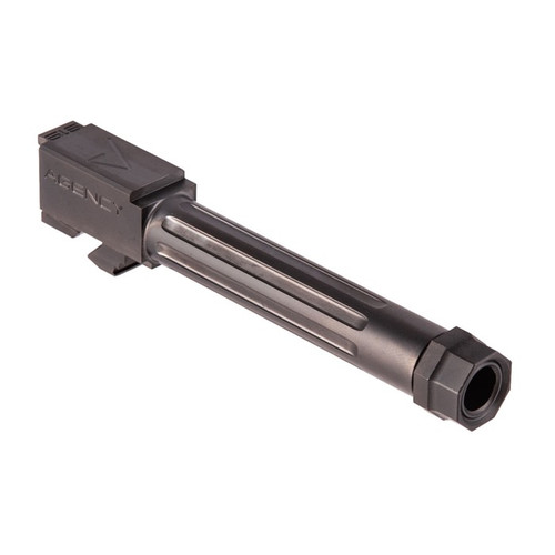 9MM LUGER 4.02” THREADED SS BARREL BLACK DLC