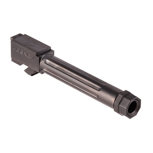 9MM LUGER 4.02” THREADED SS BARREL BLACK DLC