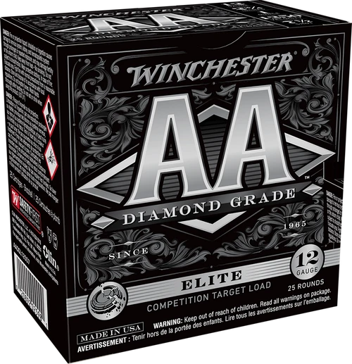 Winchester AA Diamond Grade 12 Gauge Ammo 2-3/4" #7.5 Lead Shot 1 oz Box of 25