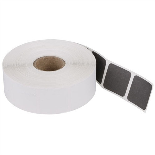 1'' SQUARE BLACK PASTERS 1,000/ROLL