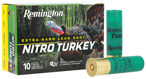 Remington Nitro Turkey 12 Gauge Ammo 2-3/4" 1-1/2 oz #4 Shot 1260 fps Box of 10