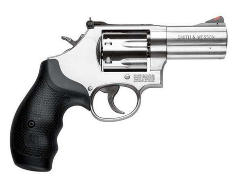Smith & Wesson Model 686 Plus 357 Magnum Revolver 3" Barrel 7 Round Silver with Black Grip