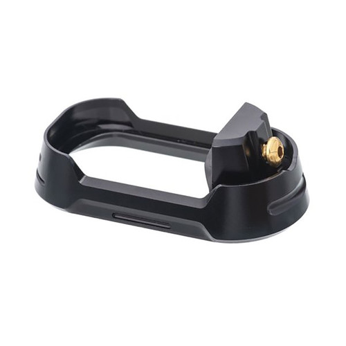 MAGWELL FOR GLOCK 19/23 GEN 5 BLACK W/GOLD SCREW MAGWELL FOR GLOCK 19/23 GEN 5 BLACK W/GOLD SCREW
