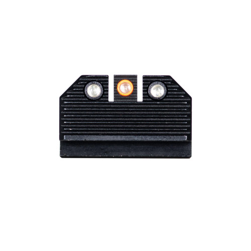 Night Fision Optics Ready Stealth Night Sight Set Glock 43x MOS Orange Front Black Rear