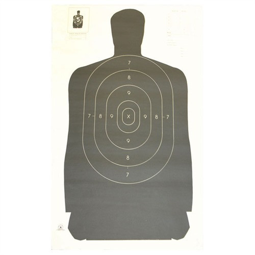 B-27 24'' BLACK TARGETS 100/PACK