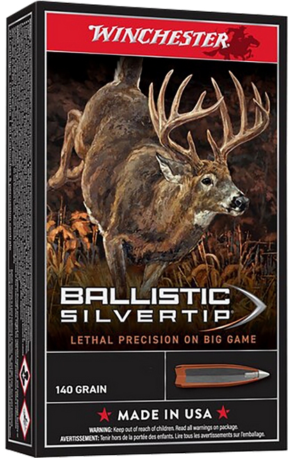 Winchester Ballistic Silvertip 6.5 PRC Ammo 140 Grain Bonded Rapid Expansion PHP Box of 20