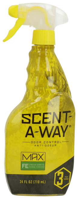 Hunter's Specialties Scent-A-Way Max Field Spray Odor Eliminator Earth Scent 24 oz