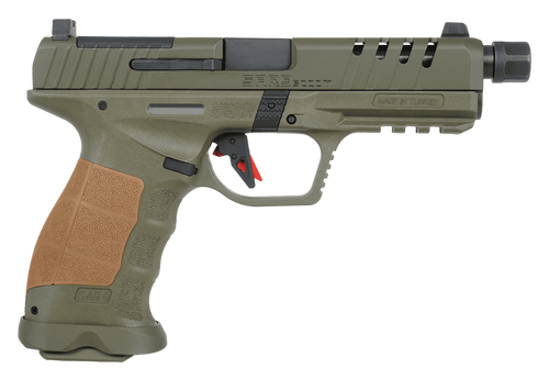 Sar USA SAR9 SOCOM OD Green 9mm Pistol 5.2" Barrel 10+1 Round