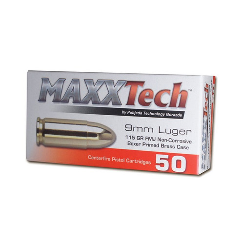 9MM LUGER 115GR FMJ 50/BOX