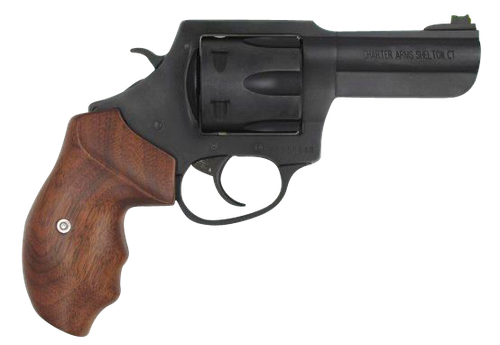 Charter Arms Professional III 357 Mag Revolver 4.2" Black/Walnut Grip