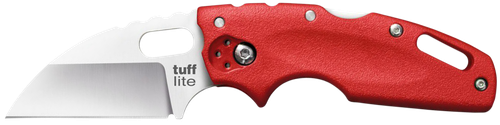 Cold Steel Tuff Lite Pocket Knife 2.5" Clip Point AUS-8A Stainless Steel Blade Red Griv-Ex Handle