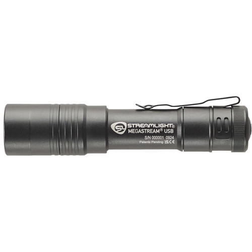 Streamlight MegaStream USB Rechargeable Flashlight Black