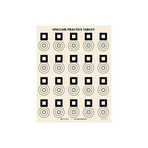 BRENCHREST PRACTICE TARGETS 25 PACK